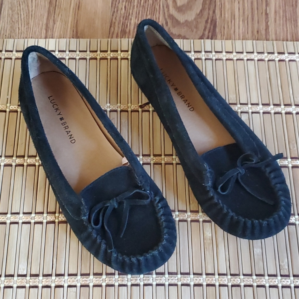 Lucky Brand moccasins size 7 black